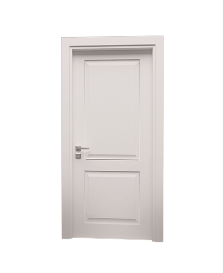 BY-4033A Porte intérieure laqué Vitrée